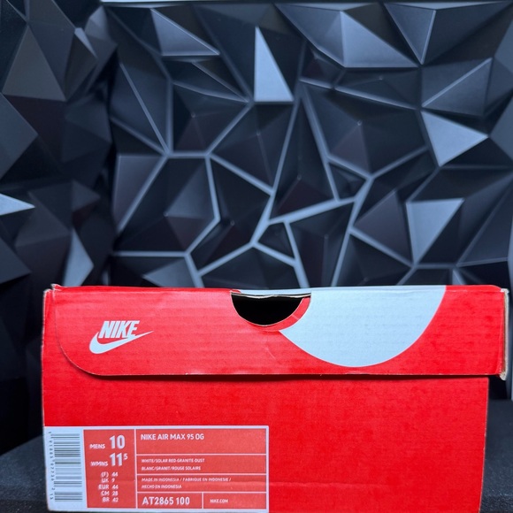 Nike Air Max 95 Men's Sneakers - Gray, Red, and Black - Picture 10 of 10